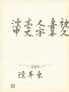 漂亮人妻被强了中文字幕久久