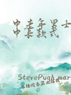 中老年男士风衣中长款式