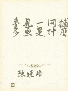 梦见一网捕到好多鱼是什么预兆