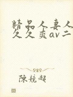 精品人妻人人爽久久爽av二区