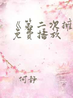 《第二次拥抱》免费播放