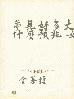 梦见好多大虾是什么预兆 女性