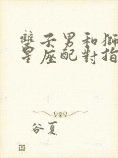 双子男和狮子女星座配对指数