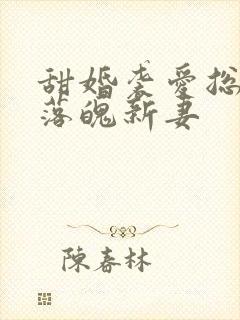 甜婚袭爱总裁的落魄新妻