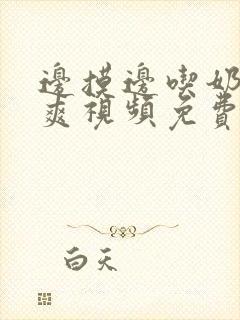 边摸边吃奶边做爽视频免费