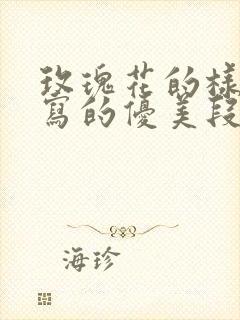 玫瑰花的样子描写的优美段落