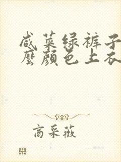 咸菜绿裤子配什么颜色上衣好看