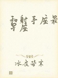 和射手座最配的星座