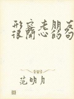 形容老朋友相聚很开心的句子