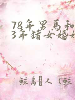 78年男马和83年猪女婚姻相配吗