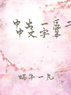 中出 一区二区 中文字幕