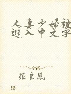 人妻少妇被猛烈进入中文字幕