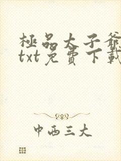 极品太子爷唐生txt免费下载