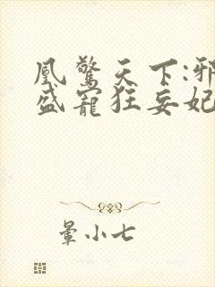 凰惊天下:邪王盛宠狂妄妃