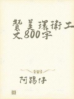 赞美环卫工人作文800字