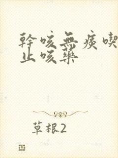 干咳无痰吃哪种止咳药