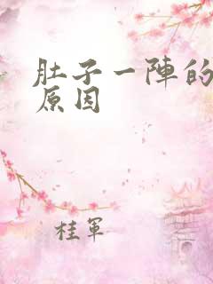 肚子一阵的痛的原因