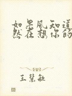 如果风知道我依然在想你的歌名