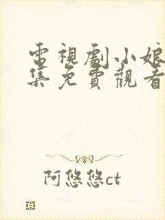 电视剧小娘惹全集免费观看