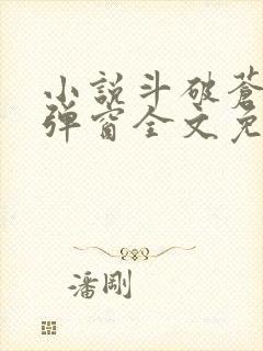 小说斗破苍穹无弹窗全文免费阅读