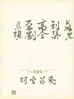 《至高利益》电视剧全集免费观看