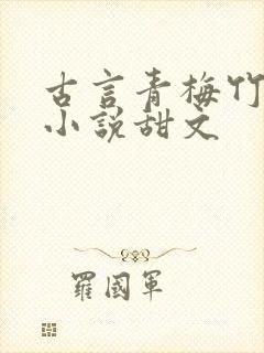 古言青梅竹马的小说甜文