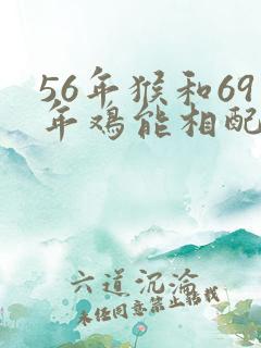 56年猴和69年鸡能相配吗?