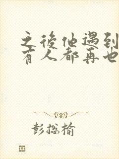 之后他遇到的所有人都再也不是你是什么歌