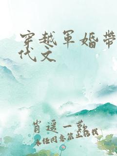 穿越军婚带崽年代文