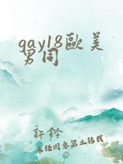 gay18欧美男同