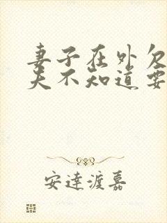 妻子在外欠债丈夫不知道要承担