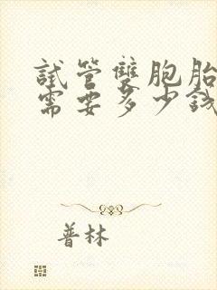 试管双胞胎男孩需要多少钱