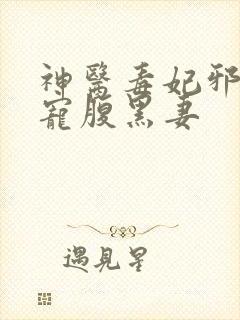 神医毒妃邪王暖宠腹黑妻