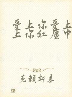 爱上你爱上你爱上你红尘中爱上你是什么歌