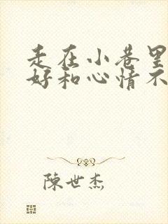 走在小巷里心情好和心情不好句子