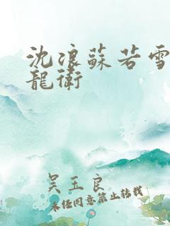 沈浪苏若雪神级龙卫