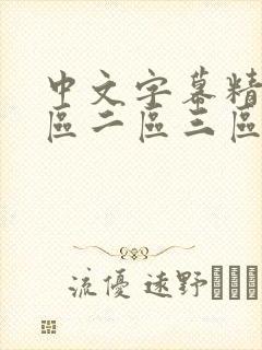 中文字幕精品一区二区三区av