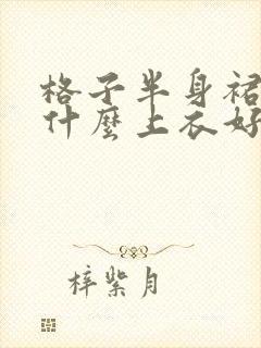 格子半身裙搭配什么上衣好看