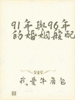91年与96年的婚姻般配吗?