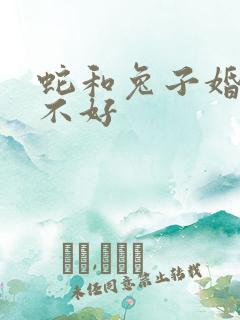 蛇和兔子婚姻好不好