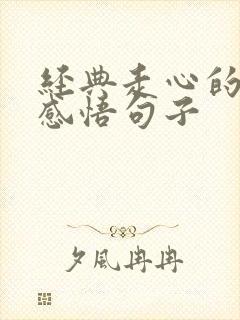 经典走心的人生感悟句子