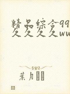 精品综合99久久久久久www