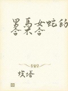 男马女蛇的属相合不合