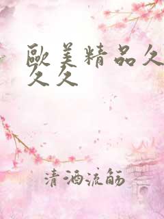 欧美精品久久久久久