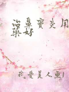 治鼻窦炎用什么药好