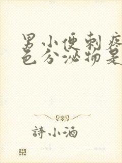 男小便刺疼有白色分泌物是什么