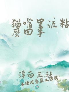 猫嘴里流粘液怎么回事