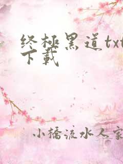 终极黑道txt下载