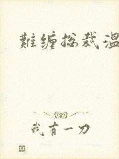 难缠总裁温柔爱