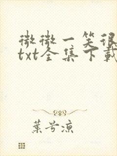 微微一笑很倾城txt全集下载